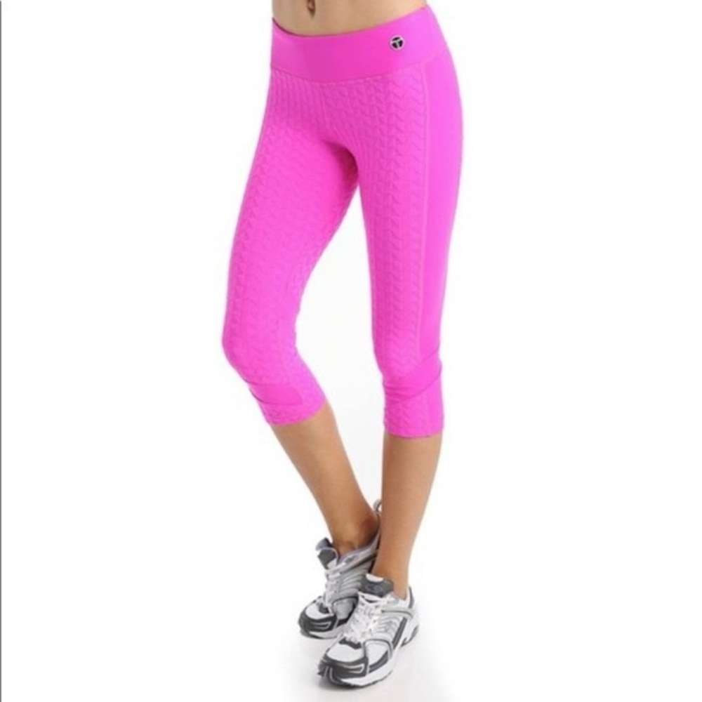 Trina Turk Capri Leggings Athletic XS Gym Running Resort Workout Barbie